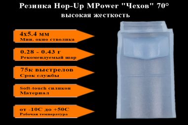 Резинка 70 Hop-Up MPower "Чехов", высокая жёсткость