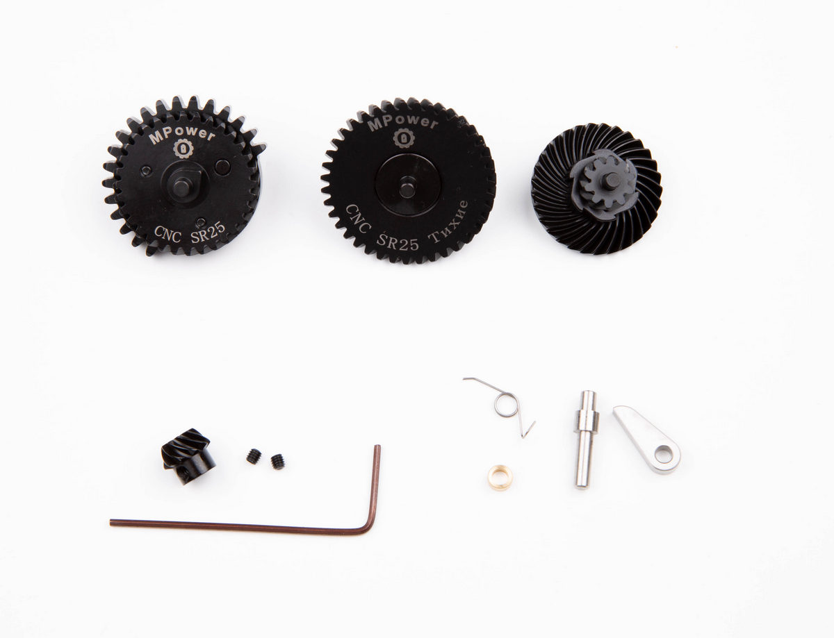 Шестерни MPower SR25 (18:1) Helical Gear Set (косозубые, экстра тихие , версия 2026)