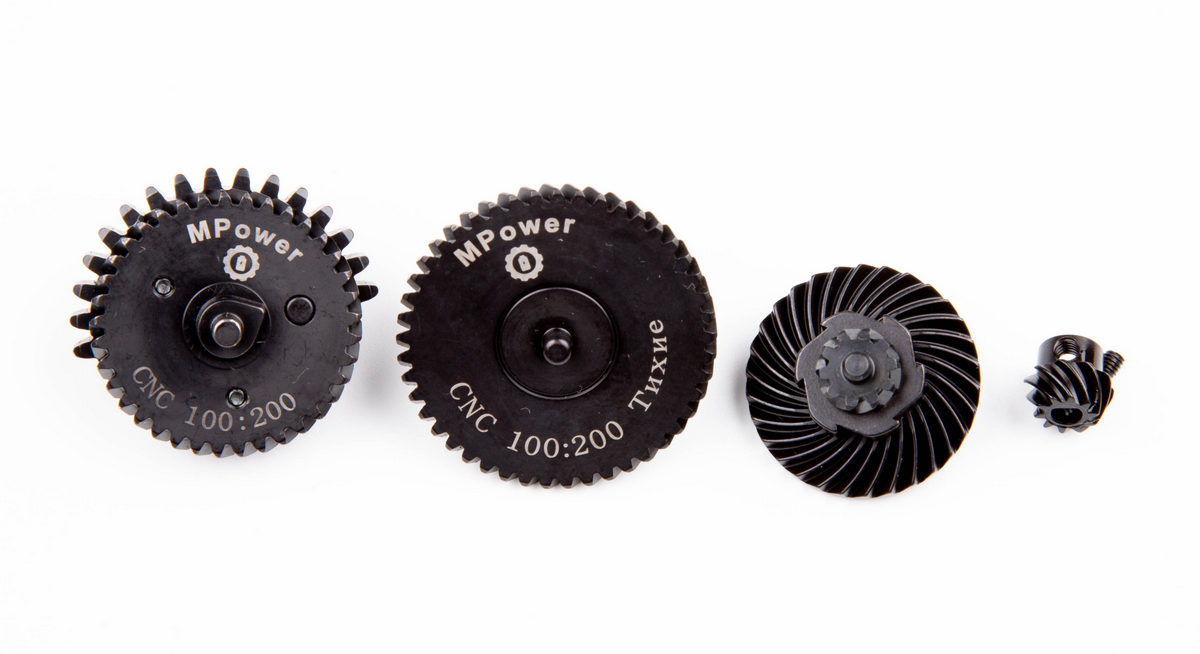 Шестерни MPower 100:200 Helical Gear Set (косозубые, экстра тихие, версия 2026) — изображение 9