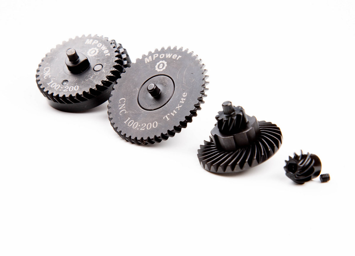 Шестерни MPower 100:200 Helical Gear Set (косозубые, экстра тихие, версия 2026) — изображение 5