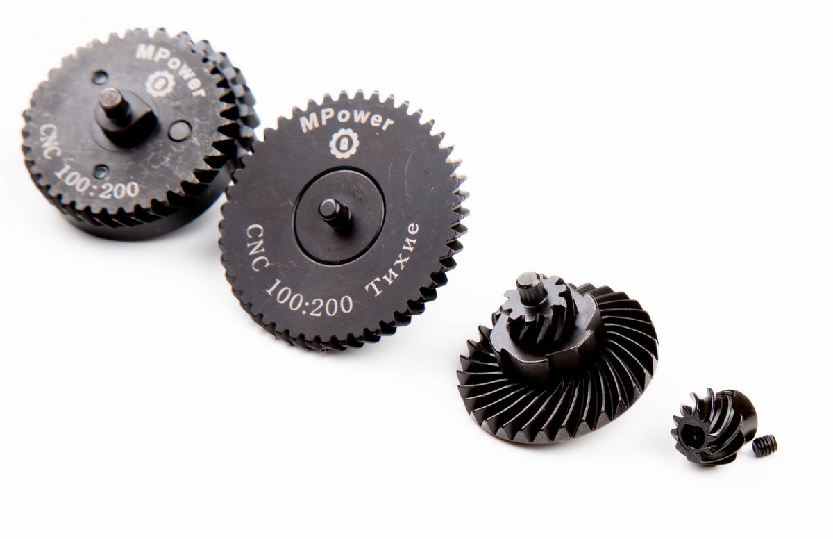 Шестерни MPower 100:200 Helical Gear Set (косозубые, экстра тихие, версия 2026) — изображение 6