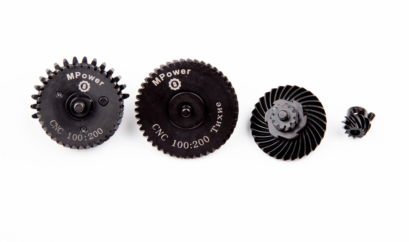 Шестерни MPower 100:200 Helical Gear Set (косозубые, экстра тихие, версия 2026) — изображение 7